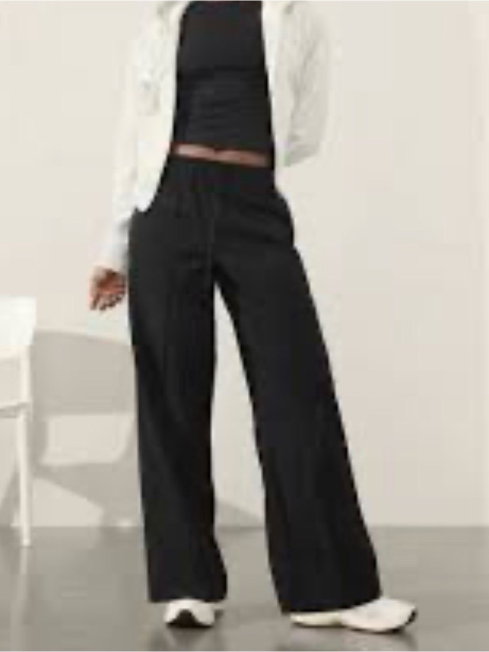 Athleta Endeavor Wide Leg Pants in Black
